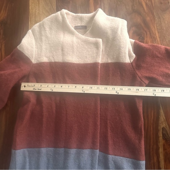 Cullen Wool Blend Cardigan Sweater Women’s Small striped fisherman aesthetic - Picture 9 of 10